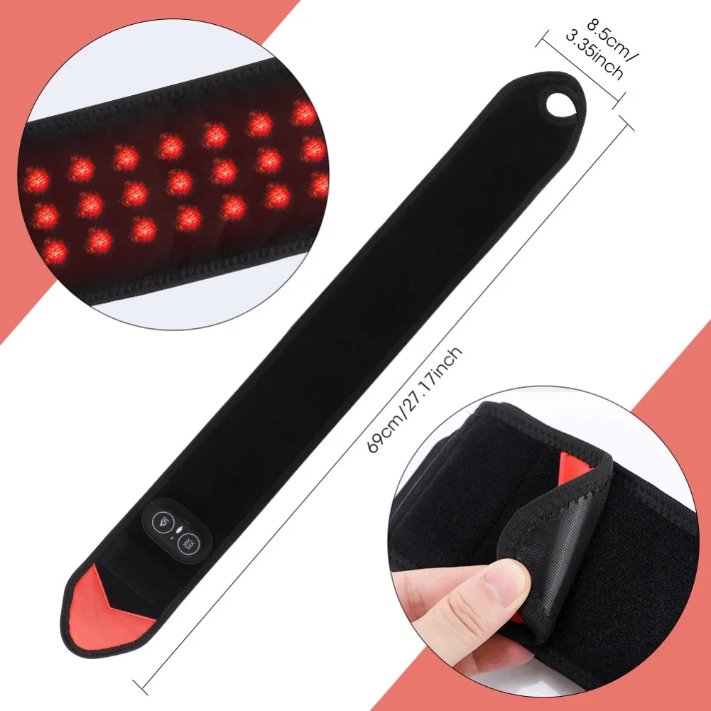 Wireless Wrist Heating Pad Massager with 3000 mAh Battery Designed for Pain Relief with Adjustable Heat and Flexible Fit Strap