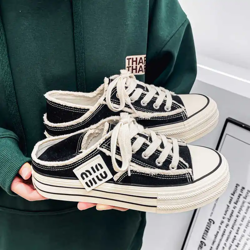 Increase Height Rubber Sole Shoes For Men Black Loafers High-level Sneakers Designer Flats Sports 2025 Classic Casuall