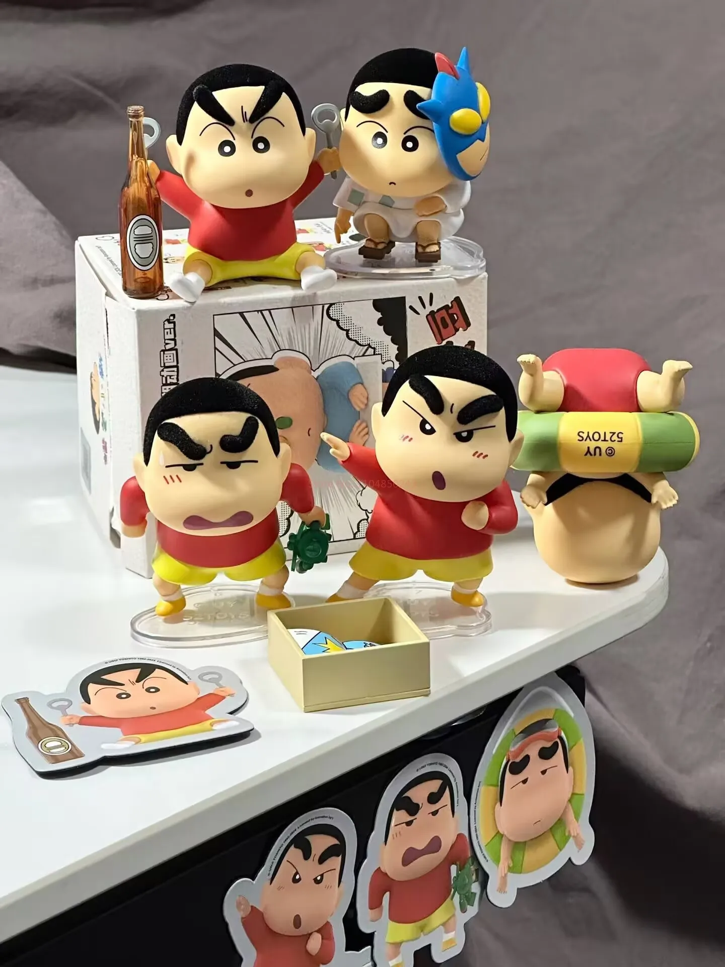 100% Oryginalny 52TOYS Crayon Shin-Chan Blind Box Figurka z Serii Old-Fashioned Little Potato Figurki Mystery Box Modny Prezent Zabawka
