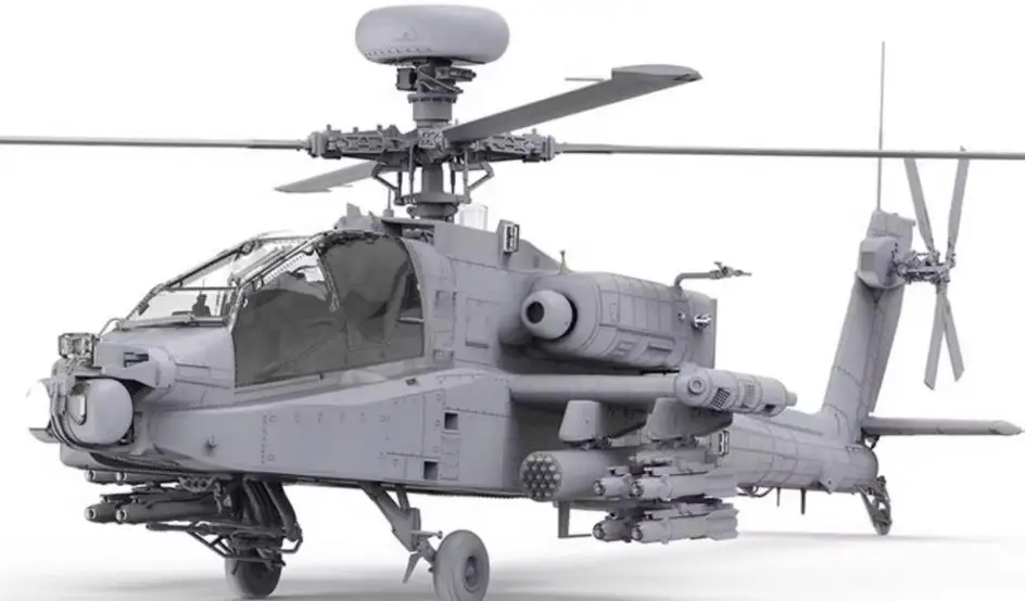 MENG QS-004 1/35 Scale AH-64D APACHE LONGBOW HEAVY ATTACK HELICOPTER