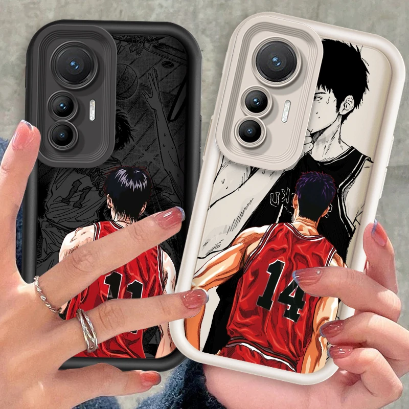 

Anime Rukawa Kaede Slam Dunk Eye Ladder For Xiaomi MI 14 12T 11 Lite Poco M3 X5 X4 F5 F4 F3 F2 GT Pro 5G Soft Phone Case
