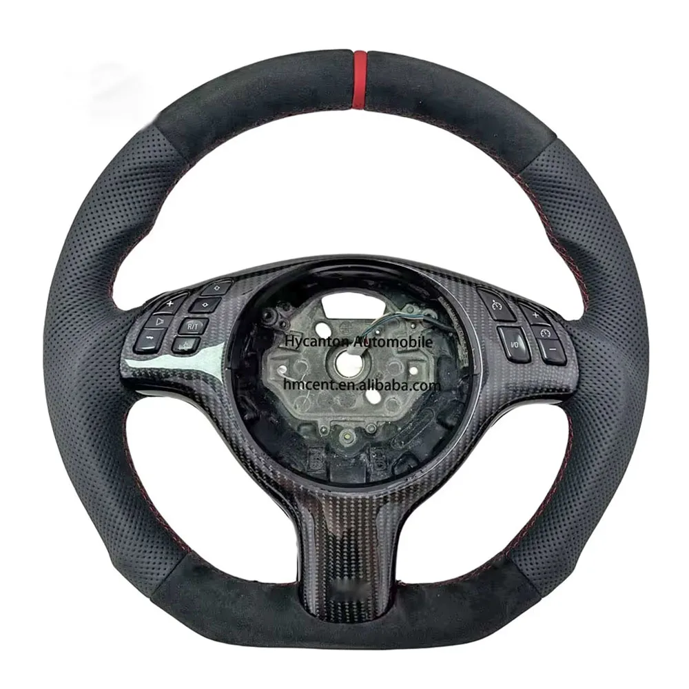 

Factory Direct Wholesale Price Carbon Fiber M Performance for BMW E46 Car Steering Wheel