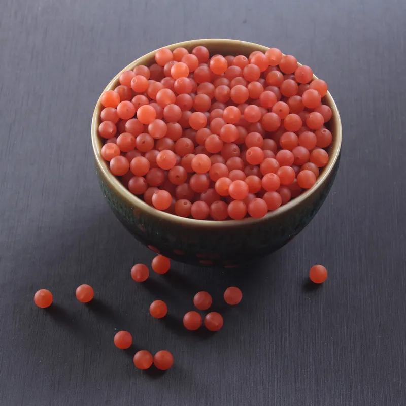 Südrote runde Perlen Baoan Liangan Einzelperle Lose Perlen Multi Schatz DIY Kulturelles Spielzubehör Faion Schmuck