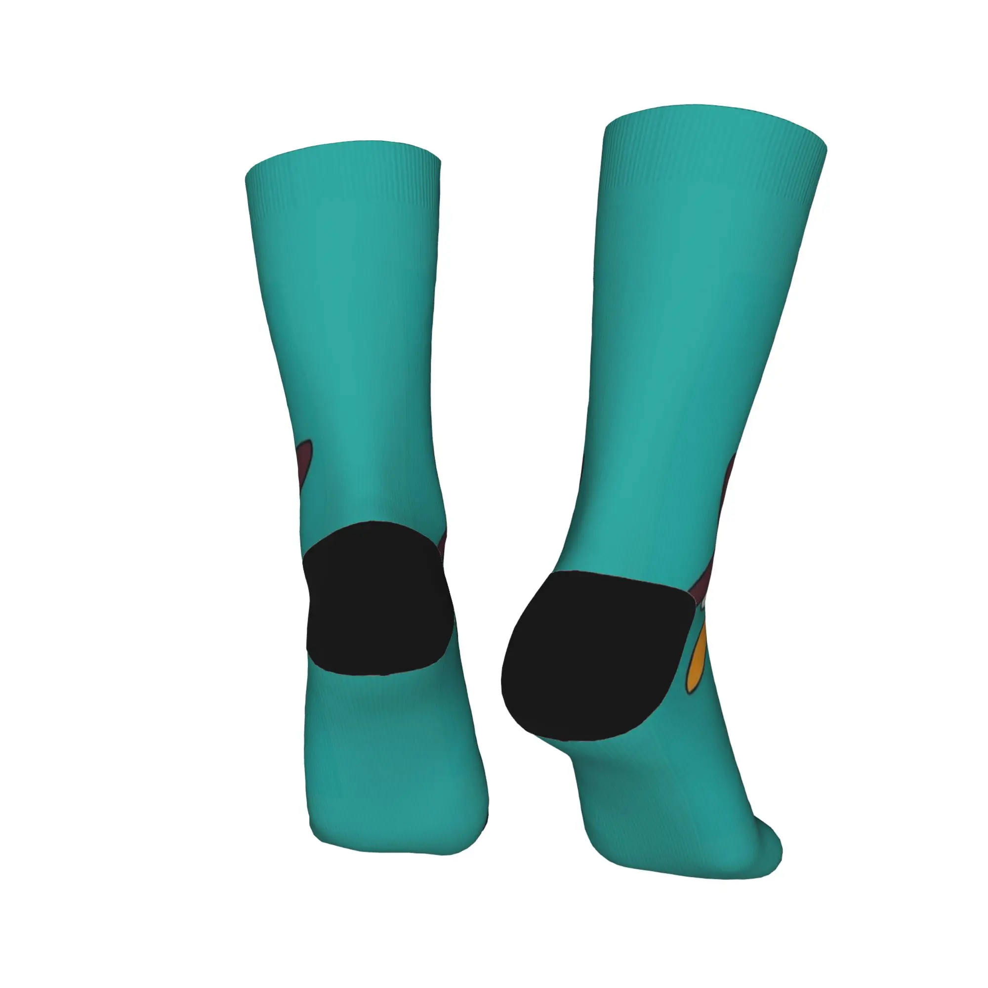 Calcetines de hombre Perry the Platypus Funny (2) Medias Calcetines cómodos antideslizantes Calcetines de ciclismo de diseño de moda de invierno