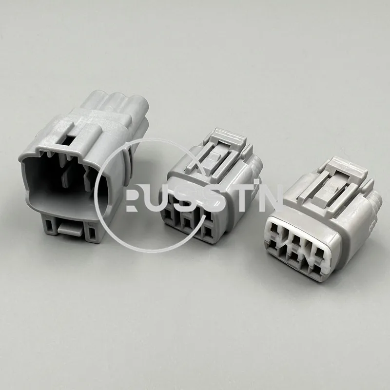 1 Set 6 Pin Auto Connector Car Female Male Plug Wire Harness Socket Starter With Wires 6189-0319 6188-0173 90980-11196 11196