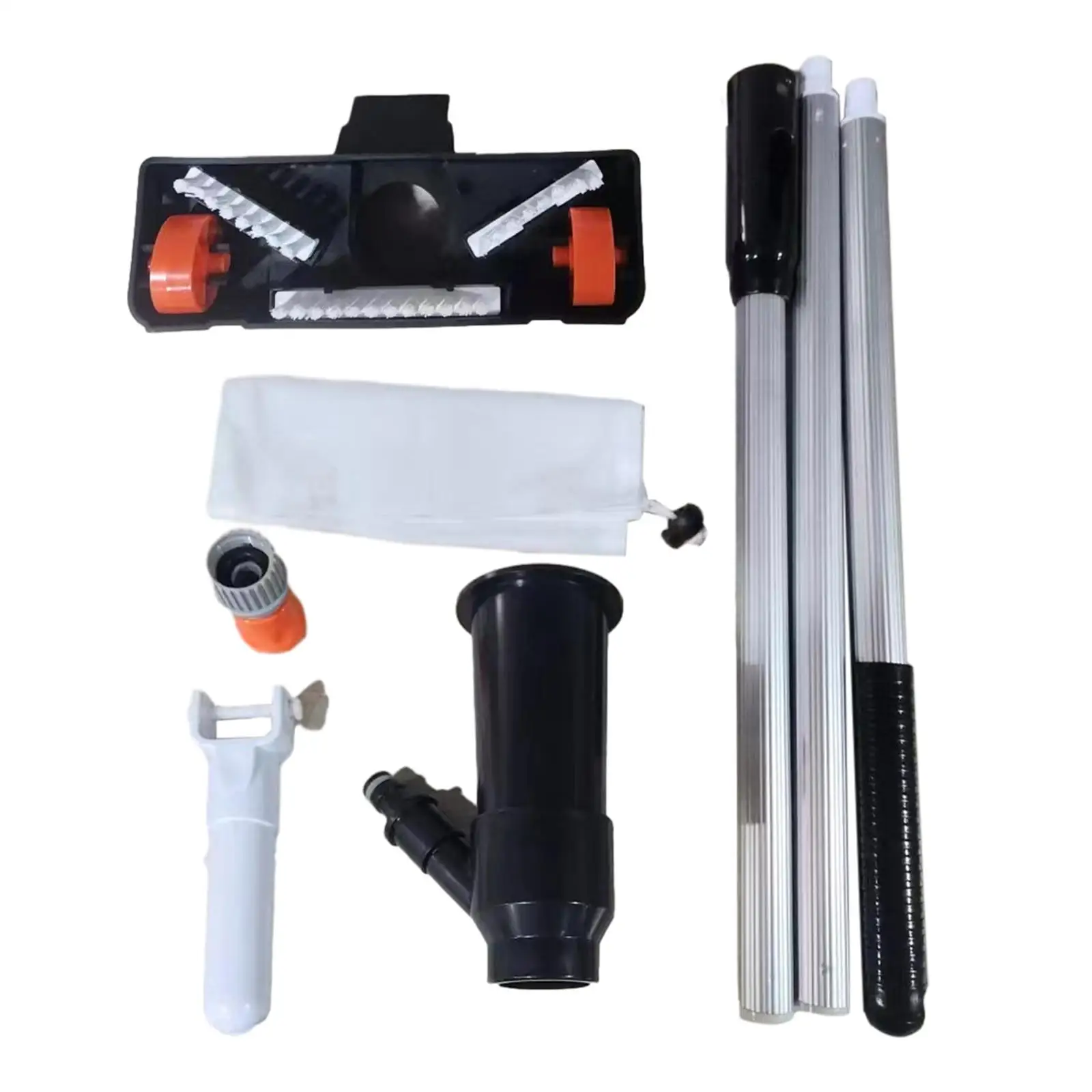 1.6M Portable Swimming Pool Vacuum Cleaner US Type Adapter Versatile Lightweight Sturdy Underwater Cleaner for Pond Fountain