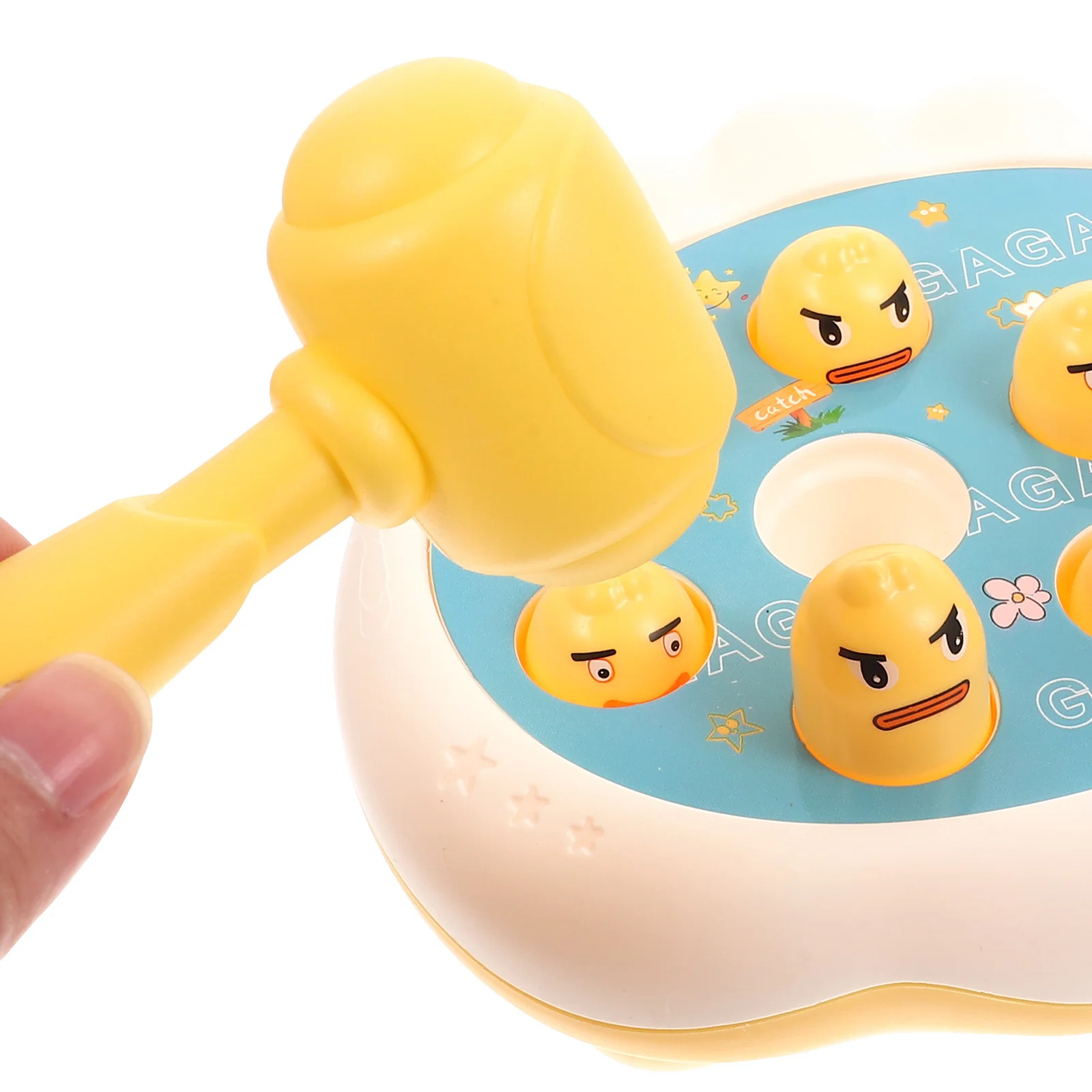 مجموعة واحدة من لعبة Duck Whack التعليمية، مطرقة تدق تفاعلية للأطفال الصغار، هدية تطوير المهارات المبكرة #1