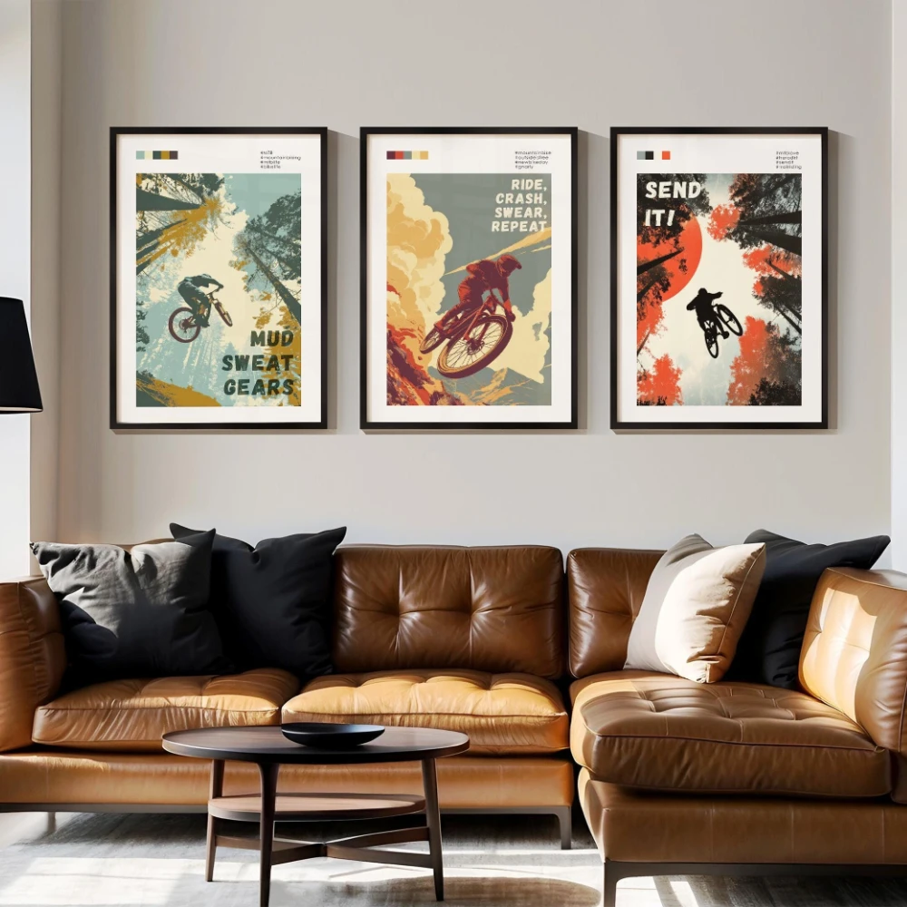 Mountain Bike Art Print Set Wa - Mountain Biking Shop review and price