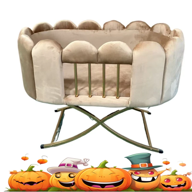 

Side bed baby coaxing artifact fence bed comfortable new peace of mind crib rocking chair new born gift