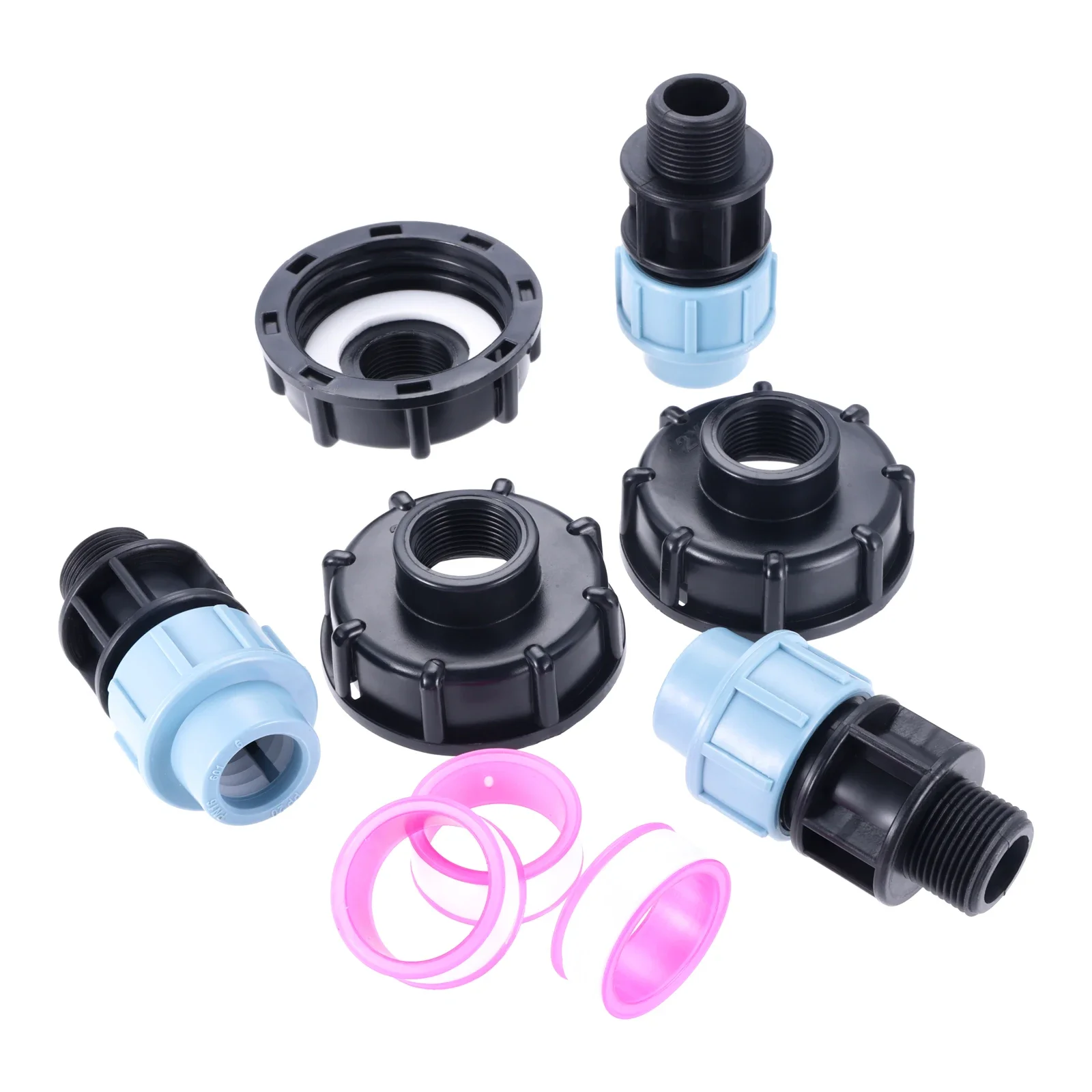 

Garden IBC Tank Connector 20/25/32mm Straight Outlet Adapter Water Spliter Irrigation Watering Adapter Garden Water Connector