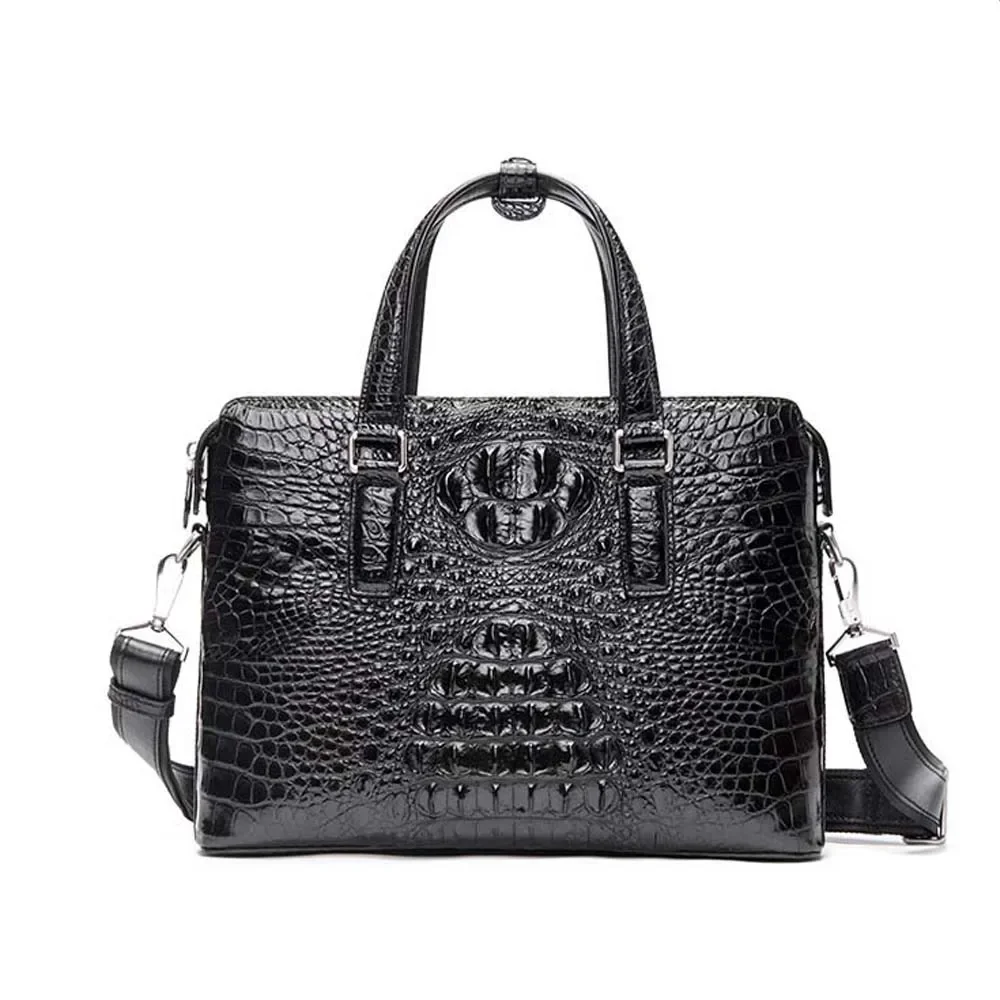 

menggeka Новое поступление, мужской портфель, мужская сумка, деловая мужская сумка на одно плечо, сумка из крокодиловой кожи, мужская сумка