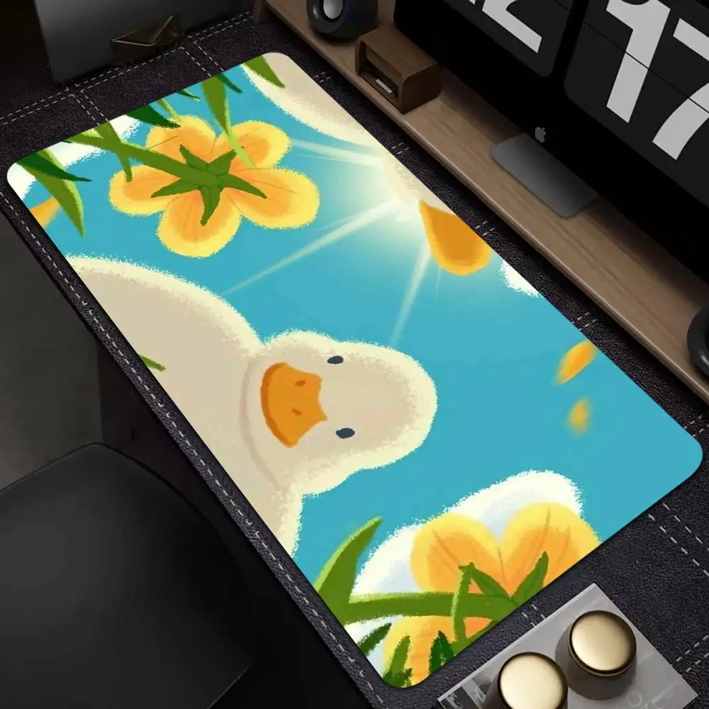

Коврик для мыши Cute Duck kawaii XXL игровой резиновый коврик для мыши большой геймерский ковер Mause настольный коврик клавиатура компьютерный офисный длинный коврик для мыши