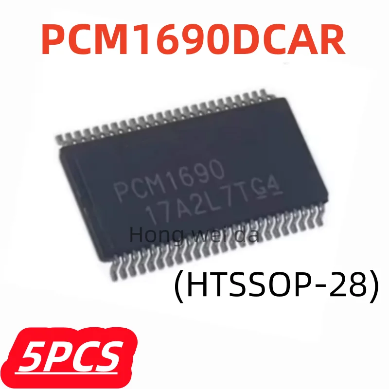 5Pcs/lot 100% New PCM1690 PCM1690DCAR HTSSOP28 Audio Converter Original