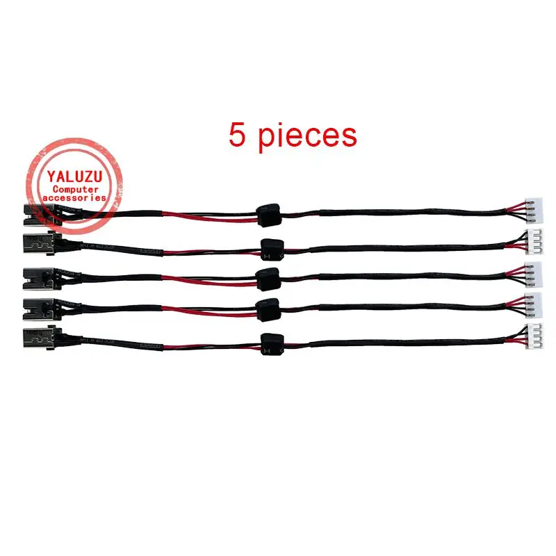 5pcs New Laptop For Toshiba Satellite C660 C660D C665 C665D DC Jack Power Charging Port Cable Wire Cord Laptop Accessorie