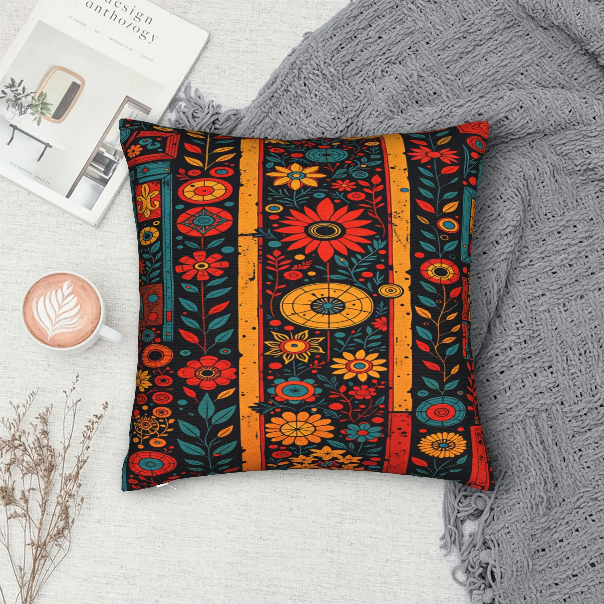 Pillow Cover Bohemian Mandala Style  Retro Trendy Pillow Case For Chair Sofa Home Decor Pillowcases