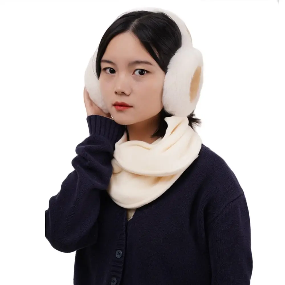 Soft Suede Plush Earmuffs Folding Ear Cap Winter Earmuffs Earflap Keep Warmer Foldable Ear Cover Female Apparel Accessories