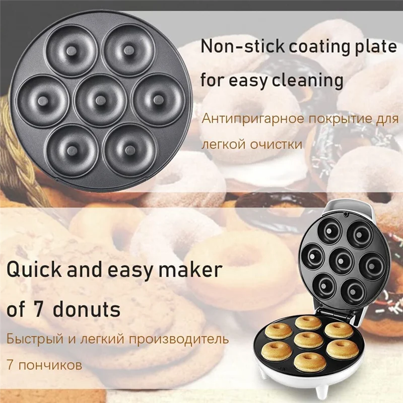 

1 Piece Mini Donuts Machine Donut Maker Machine DIY Home Use Mini Doughnut Maker 110V White US Plug