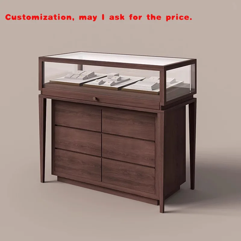 

Настраиваемый антикварный светодиодный МДФ, стеклянная островная стойка, витрина, витрина для розничного магазина, ювелирные изделия, нефрит в магазинах