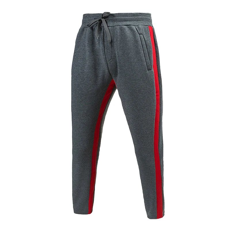 Men Jogger Pants Patchwork Fitness Bodybuilding Gym Long Pants Spring Autumn Side Stripe Trousers Casual Fashion Male Sweatpants