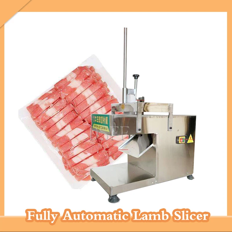 

Multi Functional Commercial Frozen Meat Cutting Machine, Small Ham Beef And Lamb Slicer