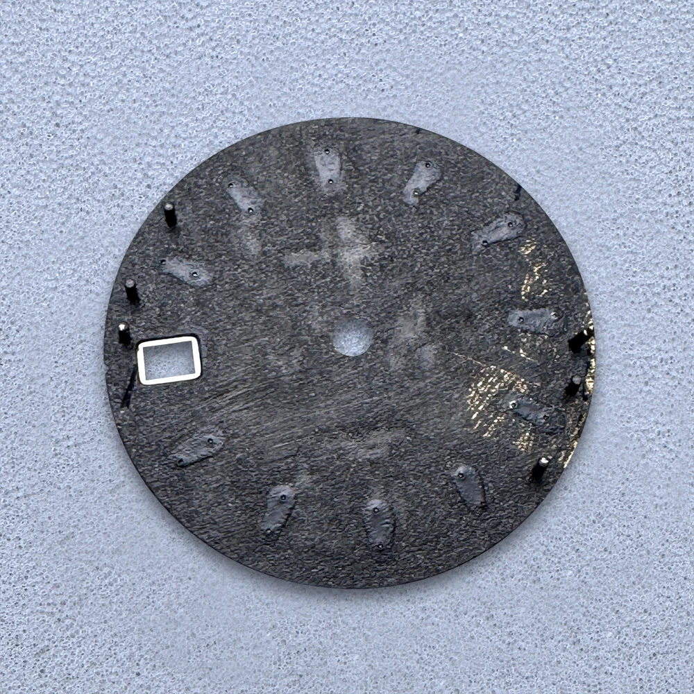 28.5mm G S Logo 3D Bark Dial Fit NH35/NH36/7S/4R Japanese Automatic Movement High Quality Watch Modified Accessories