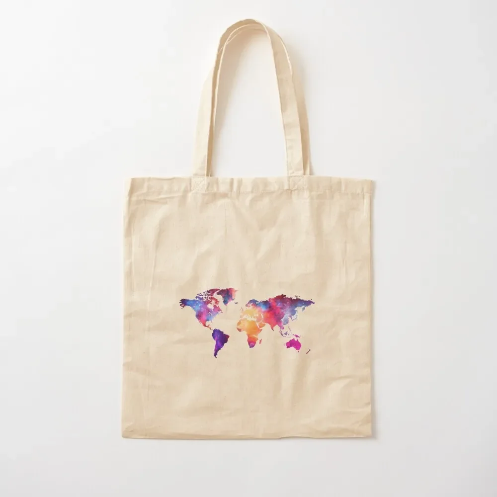 

Wold Map watercolor art Tote Bag tote bag canvas great bag shopper bags for women