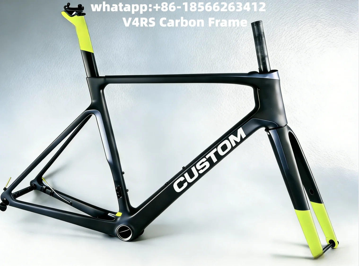 

Hot Sale Super light v4rs Carbon Fiber Frames Road Bicycle Frameset Climbing Bike Many Colors T47 42,45.5,48.5,51,53,55,57cm