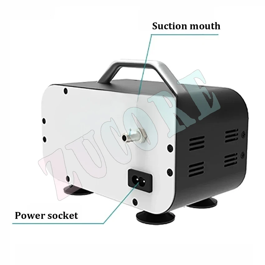 DC 12v 미니 오일 프리 다이어프램 공기 진공 펌프 실험실 필터 펌프 휴대용 음압 펌프 실험실 장비 110v ~ 220v