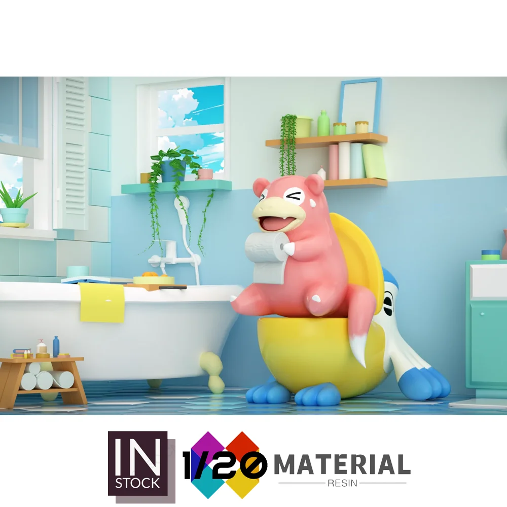 [In Stock]1/20 Resin Scale World [BBD] - Slowpoke & Pelipper [Split RE-MENT]