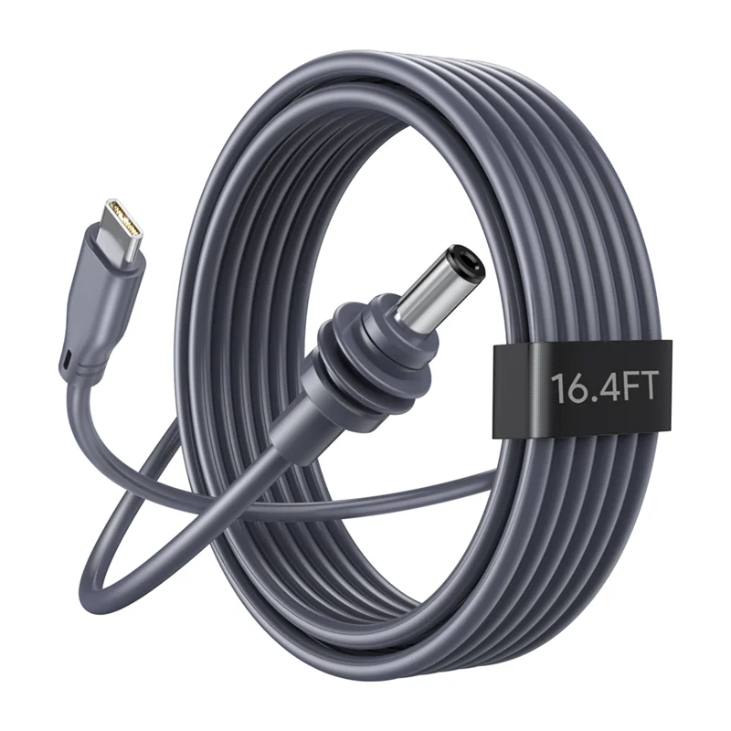 

Кабель питания USB C к постоянному току для входа Starlink Mini USB Type-C к водонепроницаемому кабелю питания для Starlink Gen3 Mini (16,4 фута)-A12I