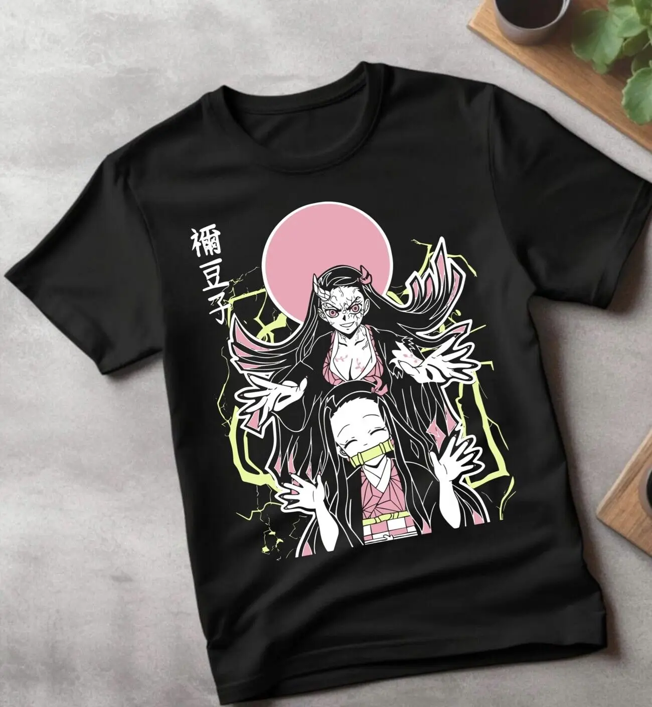 

Nezuko T-shirt Demon Slayer Kokushibo Kimetsu No Yaiba Tanjiro Shirt All Size