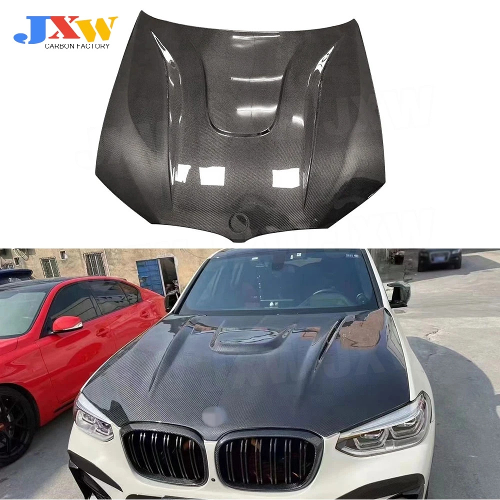 

for BMW X3 G01 X4 G02 F97 X3M F98 X4M 2019+ Front Engine Hood Bonnets FRP Engine Bonnet Cover Car Styling