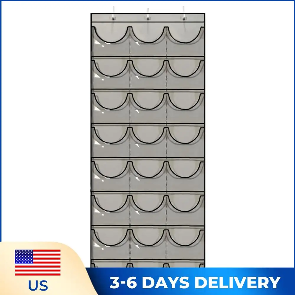 

Органайзер для головных уборов: настенный держатель для бейсболок с 3 крючками, 24 глубоких кармана для спальни