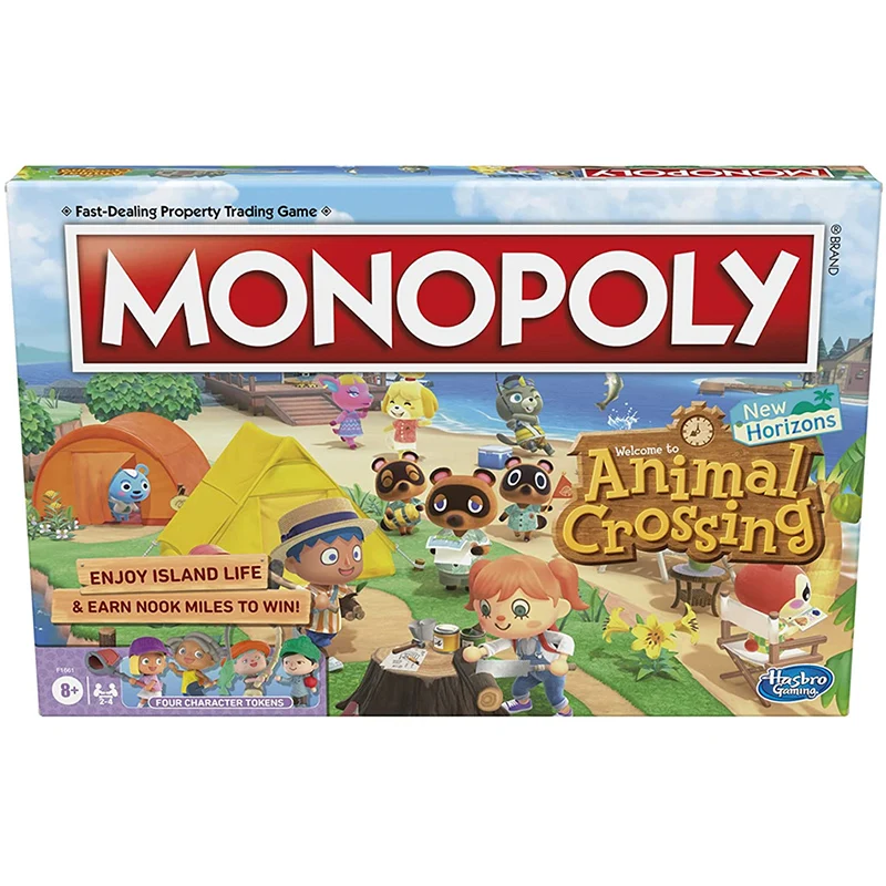 Hasbro Monopoly Animal Crossing Board Game Board Game Parent-Child Interactive Educational Toy Adult Kids Gift