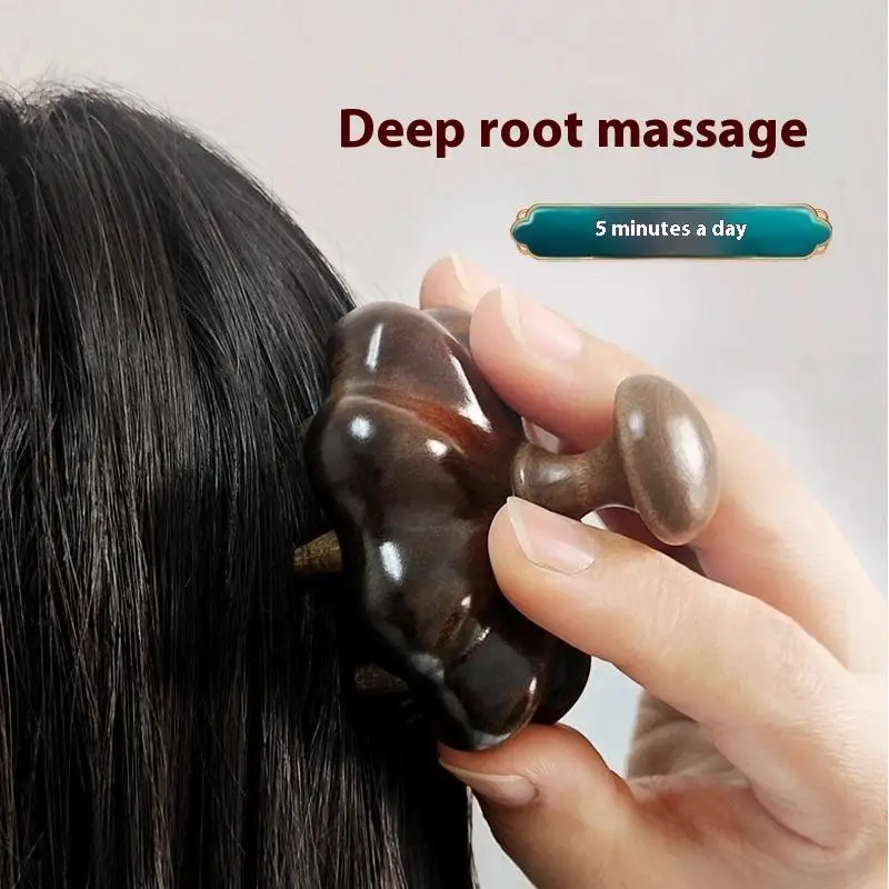 Sandalwood Wide Tooth Hair Comb Wooden Scalp Massager Relax Head Massage Detangler Comb Scalp Massager Combs For Women