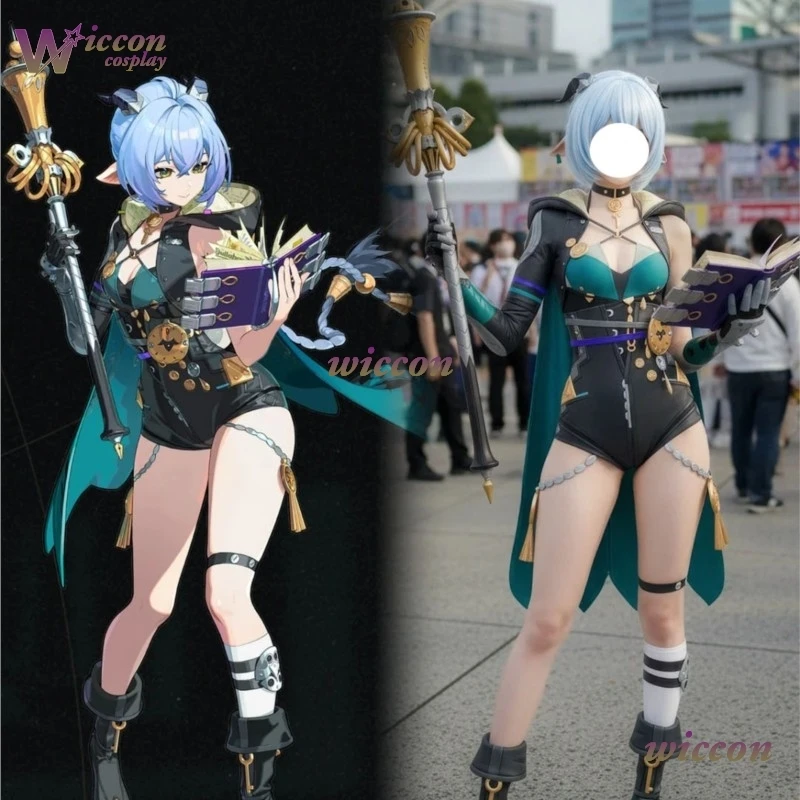 Wona ZZZ Zenless Zone Zero Lucia أزياء تنكرية شعر مستعار موحد أغطية الرأس لعبة الزي Spook Shack بدلة نسائية لحفلات الهالوين #1