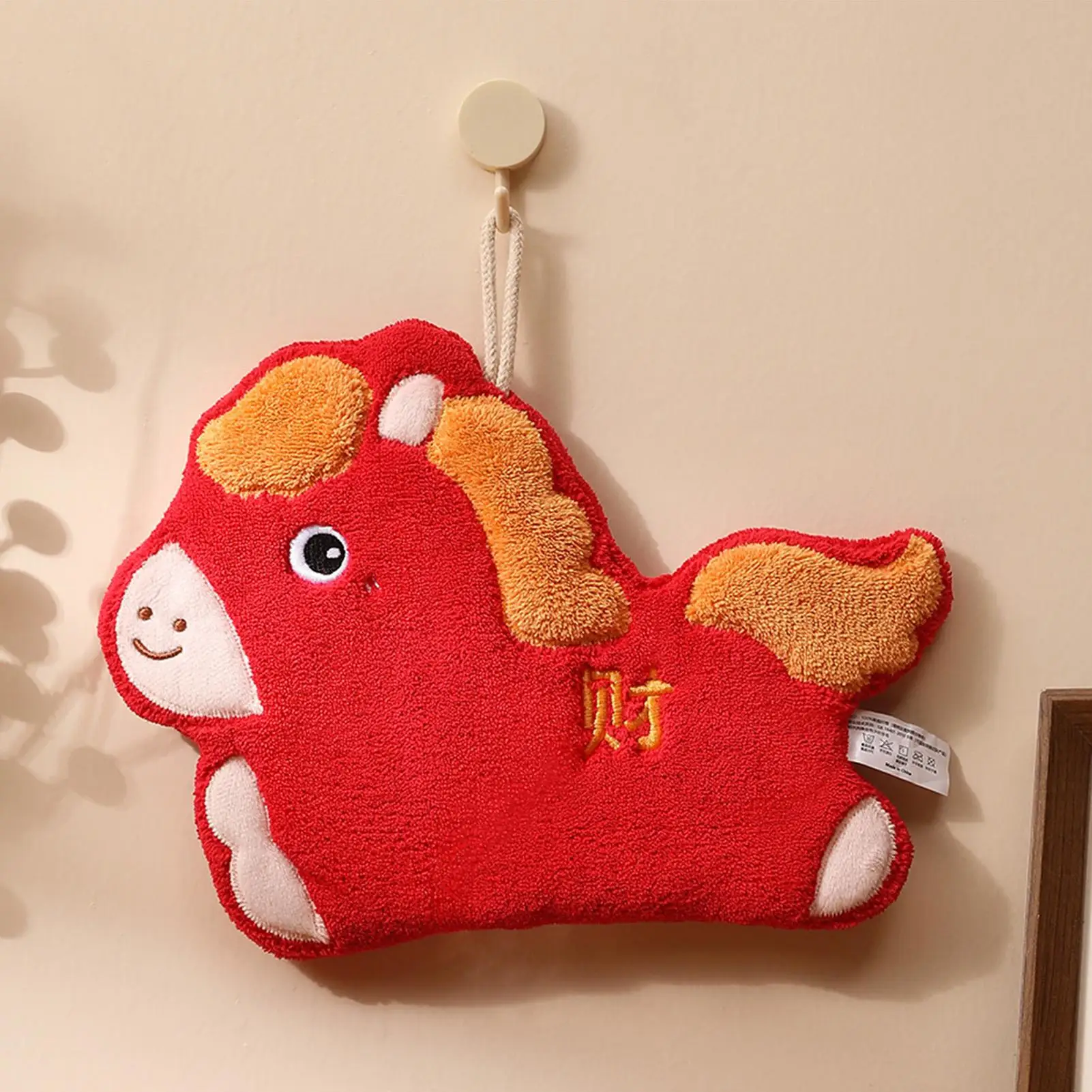 Hand Towel New Year 2026 Hand Towel Absorbent Hanging Towel For Wiping Hands Festival Hand Towel Bathroom Wipe Water Hand Towel