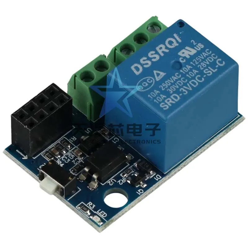 

ESP8266 ESP-01S Relay Module Relay WIFI Smart Socket Plus ESP-01S