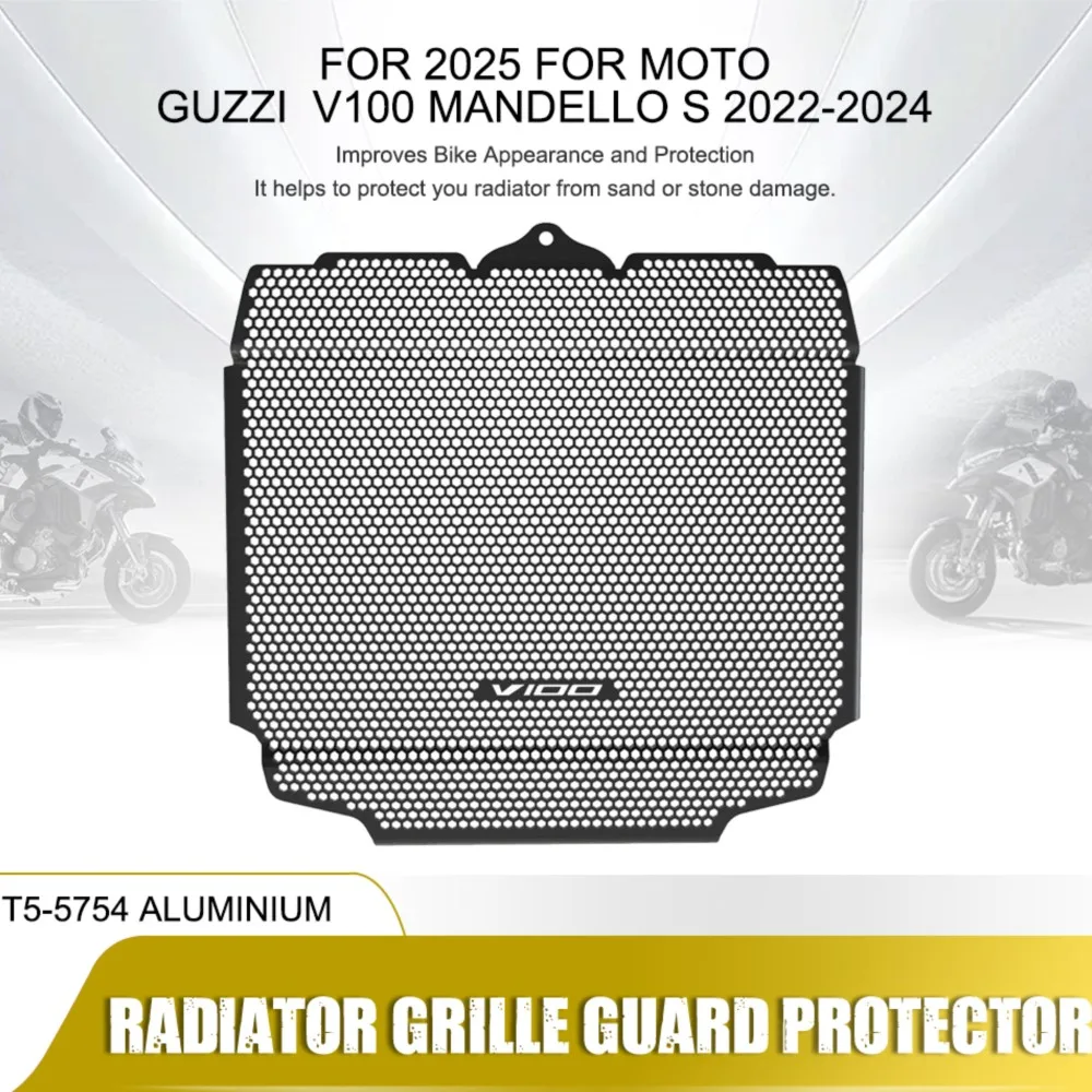 

2025 V100 Radiator Guard and Cylinder Head Engine Guard Protection Complete Set For Moto Guzzi V100 Mandello S 2022-2023-2024