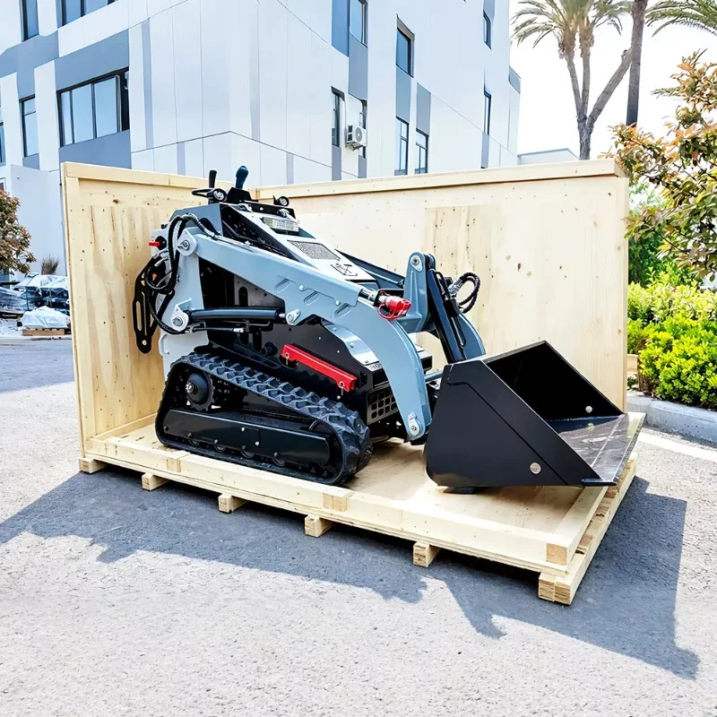 Customized Mini Skid Steer Loader Tracked Type For Farming Landscaping And Heavy Duty Construction