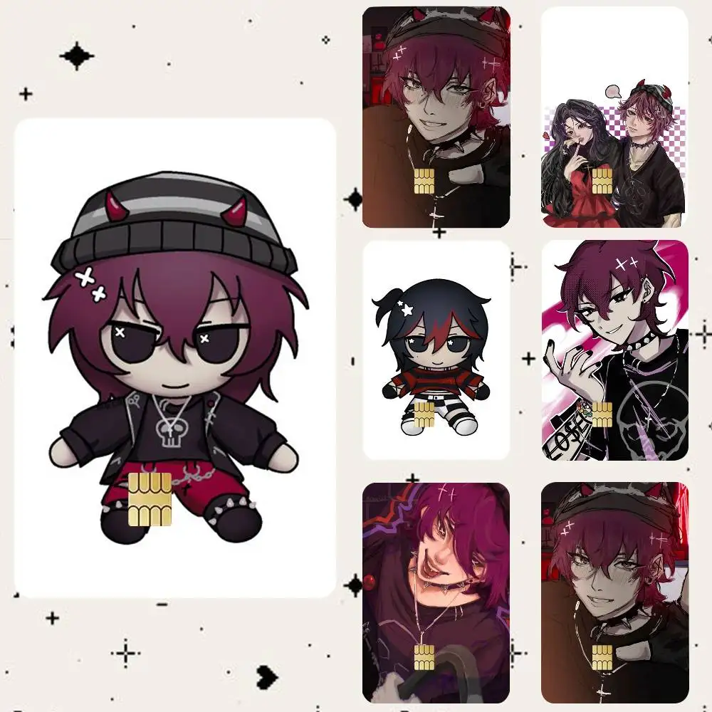 

K-Killer Chat Ronin Misaki HD Waterproof Card Skins Protective Stickers for Credit Bank Game Cards