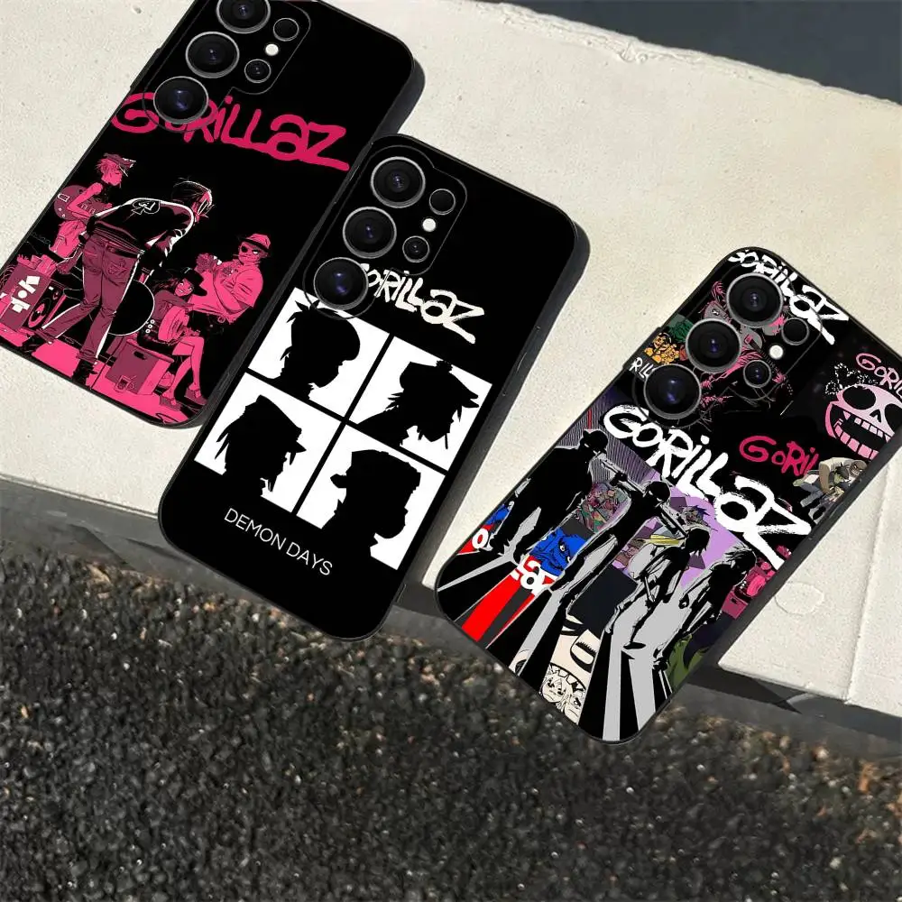 حافظة لهاتف سامسونج S 24 Fe 25 Ultra Plus 20 Lite 21 30 22 23 24 22 Ultra 5G Fundas من Hot Rock Gorillaz