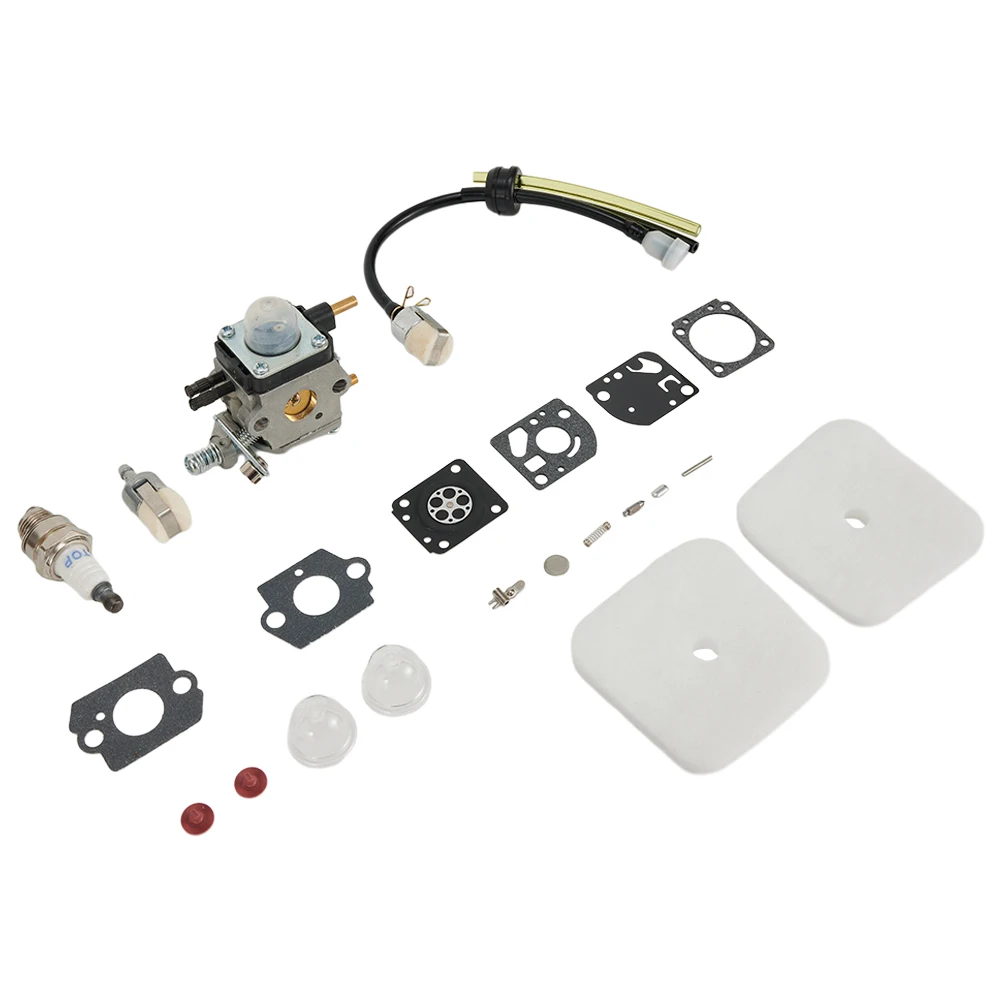 /Carburetor /C1U-K54A /For For Mantis 7222 7225 7230 7234 2-Stroke Tiller Cultivator Engine Parts Replacement Kit With Fuel Line