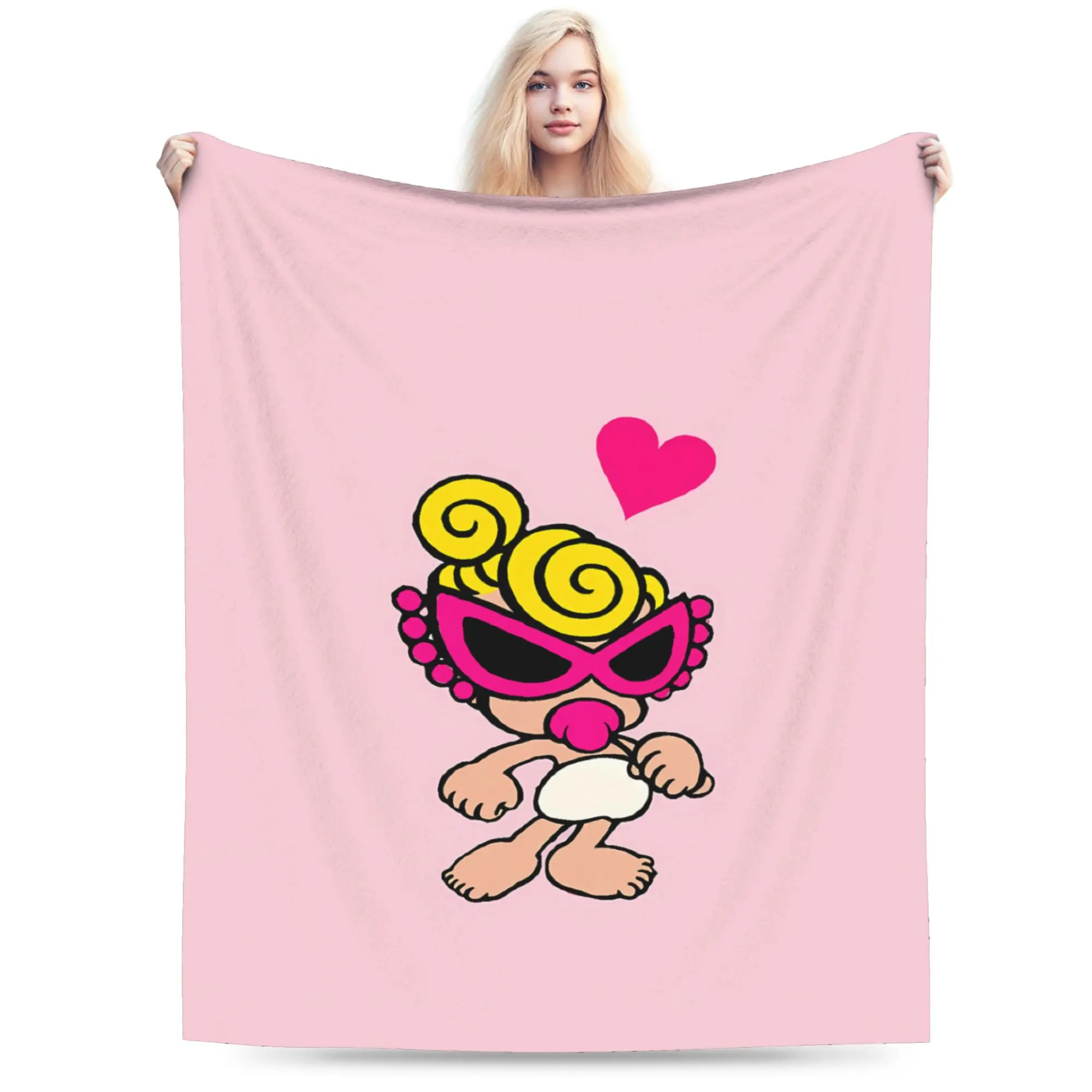 H-Hysteric-s M-Mini Blanket  Warm Soft Comfortable Plush Throw Blanket For Child Couch Bed Flannel Bedspread Bed Cover