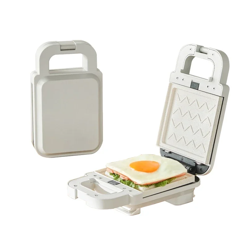 

Kitchen Appliance Breakfast Sandwich Maker With Non-stick Fast Heating Portable Waffle Sandwich Maker