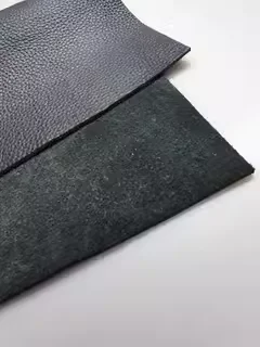 1pcs 50*50cm Black Genuine Cowhide leather Top Grain Leather craft leather craft thickness 1.6mm