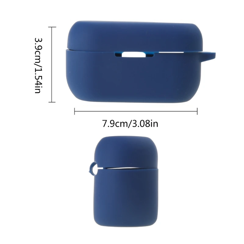 Siliconen behuizing beschermhoes voor Technics EAH-AZ80 Bluetooth-compatibele draadloze headset Schokbestendige beschermhoes