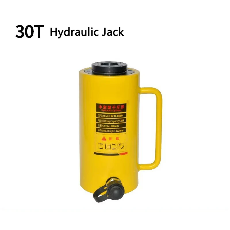 

Гидравлический домкрат разъемного типа с полым штоком, 30Т, ход 100 мм, электрический, для натяжения и вытаскивания