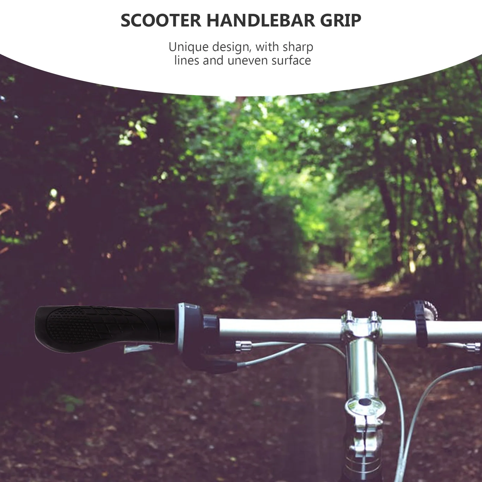 

1 пара ручек для электрического скутера, нескользящая пластиковая легкая замена из ТПЭ для ручки управления скутером