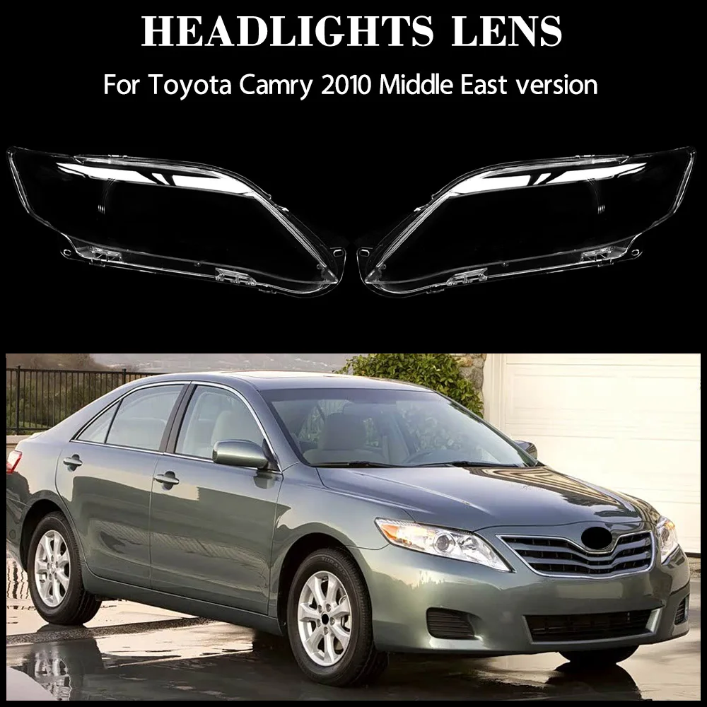 

For Toyota Camry 2010 Middle East version Car Headlight Lampshade Cover Shell Lens Automobiles Head Light Lamp Lens Glass Lens